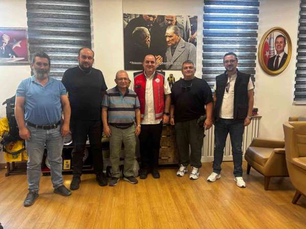 İHA'dan İtfaiye Daire Başkanı Nazım Ergelen'e geçmiş olsun ziyareti