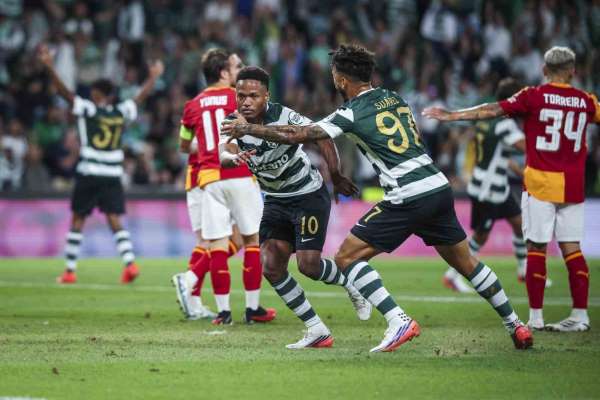 UEFA Şampiyonlar Ligi: Sporting: 3 - Galatasaray: 1