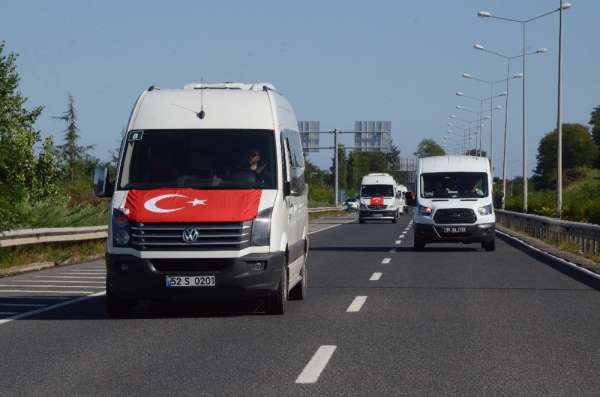Ordu'dan Mehmetçiğe destek