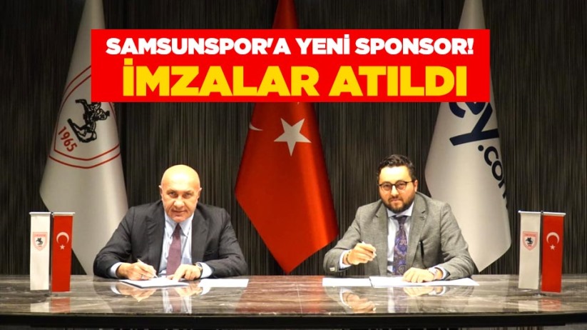 Samsunspor'a yeni sponsor! İmzalar atıldı