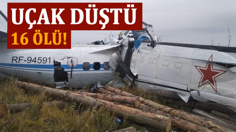 Uçak düştü: 16 ölü!