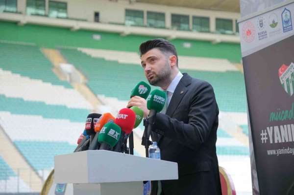 Bursaspor Başkanı Enes Çelik: 'Tebrikler çocuklar'