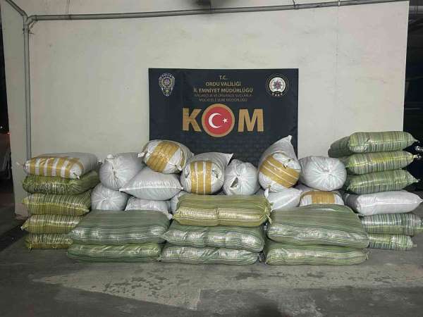 Ordu'da kaçakçılık operasyonu