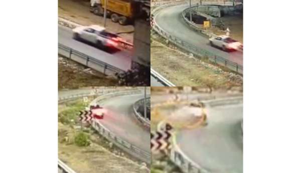 Tünel çıkışı feci kaza kamerada: Kamyonet sürücüsü hayatını kaybetti