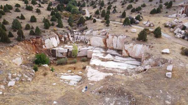 Yozgat'ta milyonlarca metreküp mermer işletmecisini bekliyor