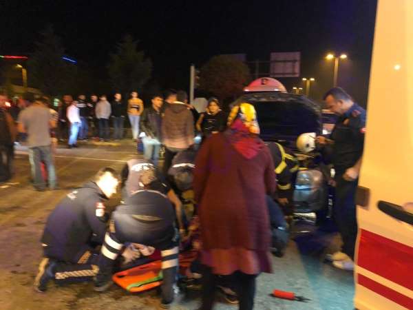 Zonguldak'ta trafik kazası: 2 yaralı 