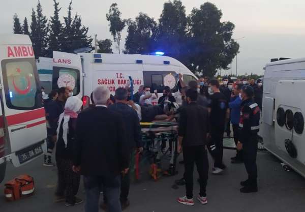 Menderes'teki kazada 42 yaralı taburcu edildi