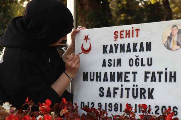 Şehit Safitürk'ün mezarı liseli öğrenciler tarafından düzenlendi