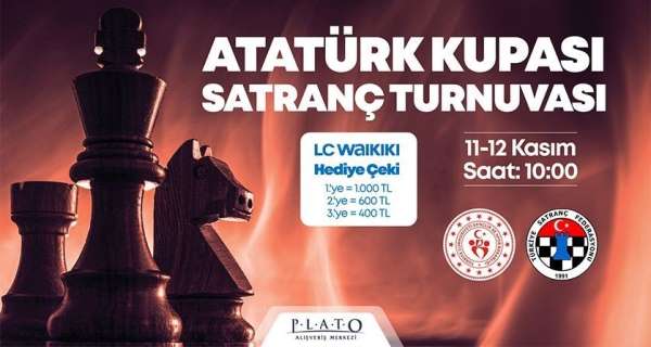 Atatürk Kupası Satranç Turnuvası Plato'da