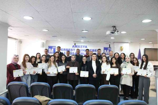Amasya'da kadınlara yönelik dijital muhasebe eğitimi tamamlandı