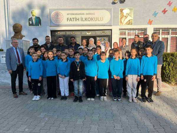 Emirdağ Fatih İlkokulu öğrencisi 'Matematik Olimpiyatları'nda altın madalya kazandı