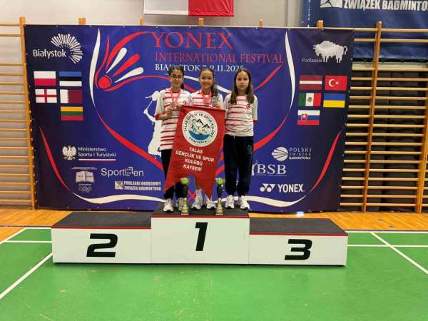 Kayserili sporculardan Polonya'da büyük başarı