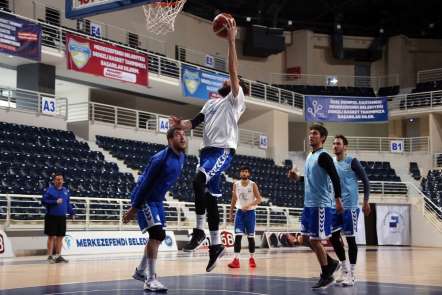 Denizli Basket Samsun Anakent maçı hazırlıklarını sürdürüyor