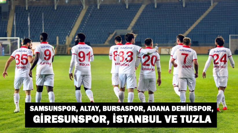 TFF 1. LİGDE ZİRVE: SAMSUNSPOR, ALTAY, BURSASPOR, ADANA DEMİRSPOR, GİRESUNSPOR, İSTANBUL VE TUZLA