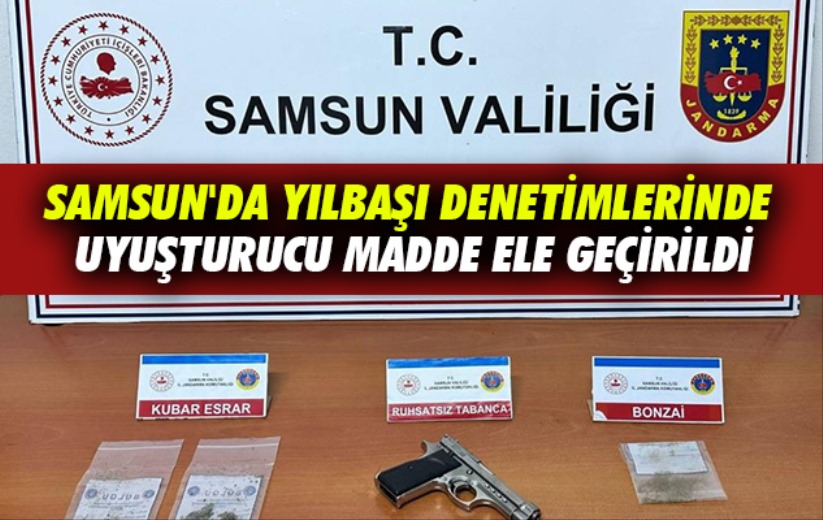 Samsun'da yılbaşı denetimlerinde uyuşturucu madde ele geçirildi