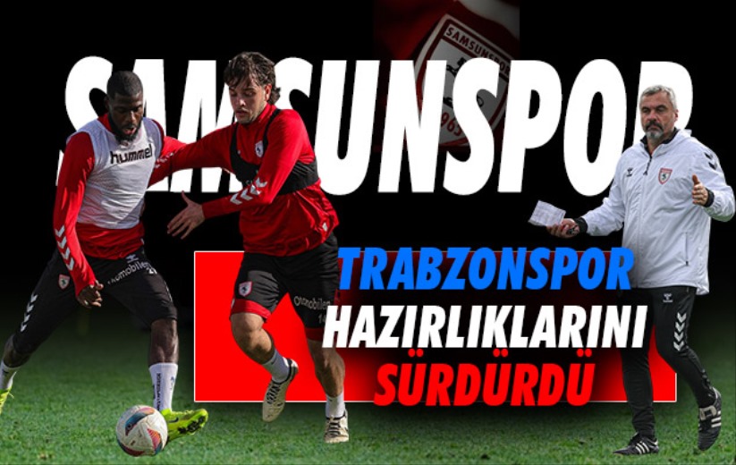 Samsunspor, yeni yılın ilk antrenmanını yaptı