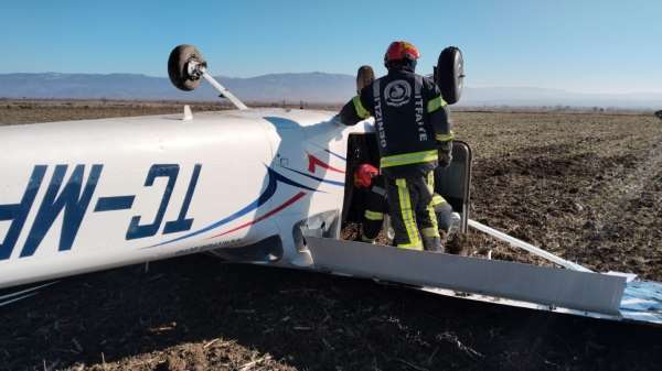 ERAH Isparta Havacılık Akademisi'nden Çal'daki eğitim uçağı kazası açıklaması