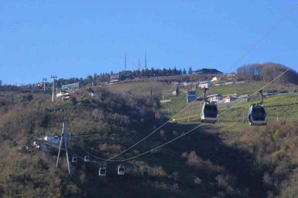 Ordu'da teleferik, bir yılda 697 bin yolcu taşıdı