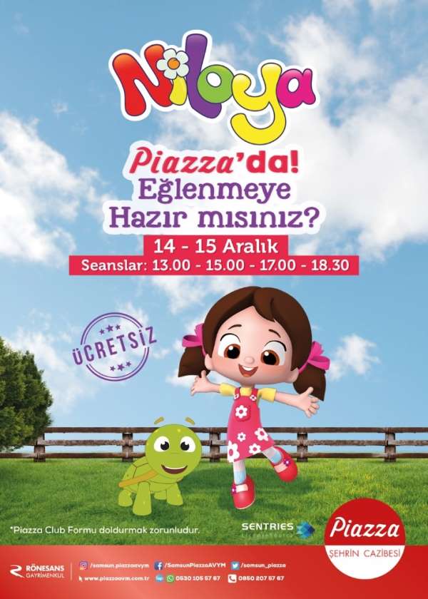 Miniklerin sevgilisi Niloya Samsun'a geliyor