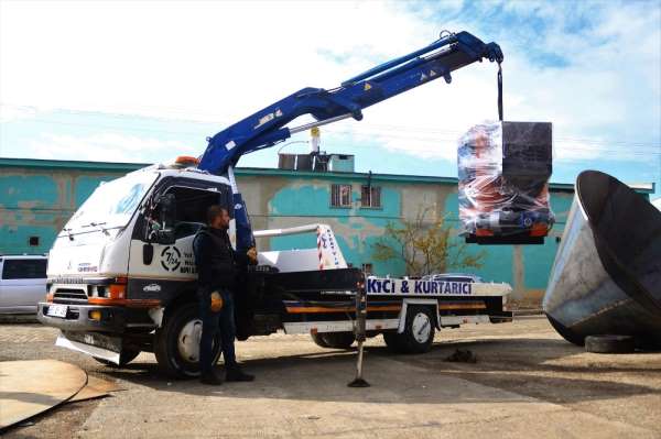 Van'da üretilen stokerli kazanlar bölge illerine gönderiliyor