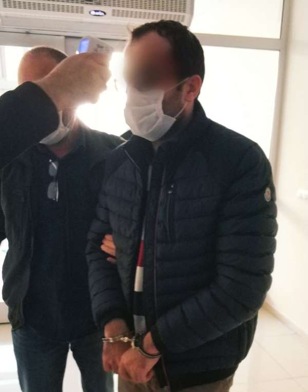 Samsun'da FETÖ'nün gaybubet evinde yakalanan şahıs adliyeye sevk edildi 