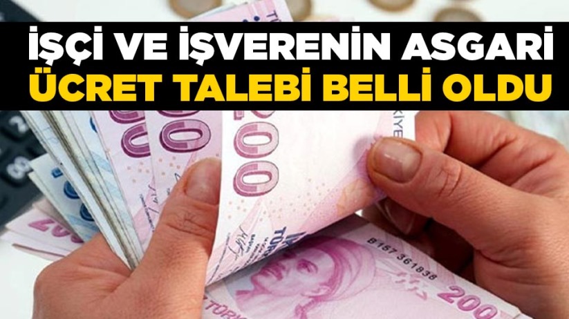 İşçi ve işverenin asgari ücret talebi belli oldu
