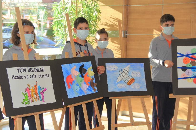 Samsun'da öğrencilerin 'Özgürlük Sergisi'
