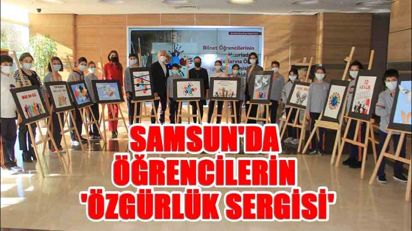 Samsun'da öğrencilerin 'Özgürlük Sergisi'