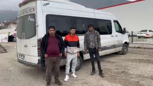 Amasya'da 8 Afgan göçmenin yakalandığı operasyonda 3 tutuklama