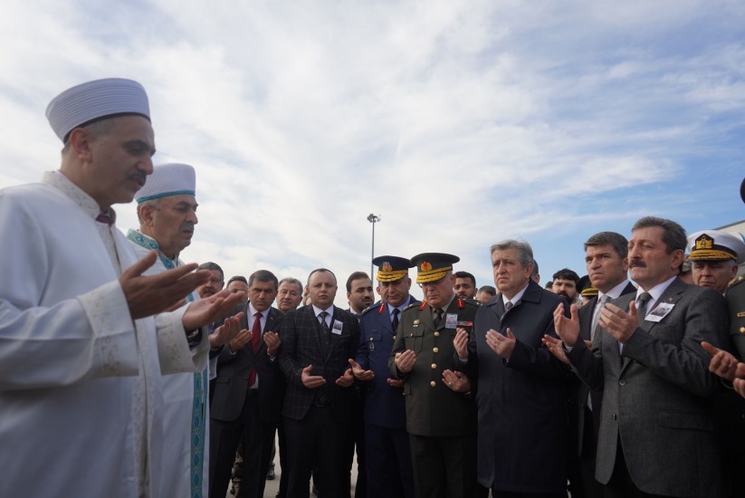 Samsun, Şehit Teğmen Tunahan Dağlı'nın naaşını karşıladı