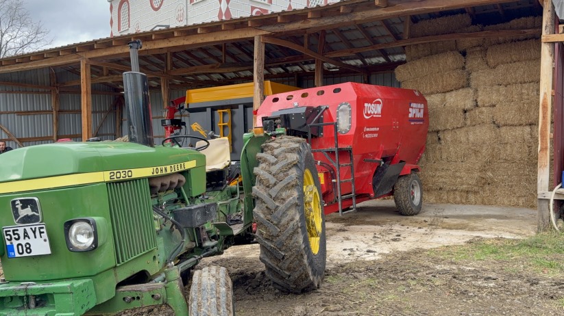 Samsun'da Silaj Makinesine Kıyafeti Dolanan Miraç Hayatını Kaybetti