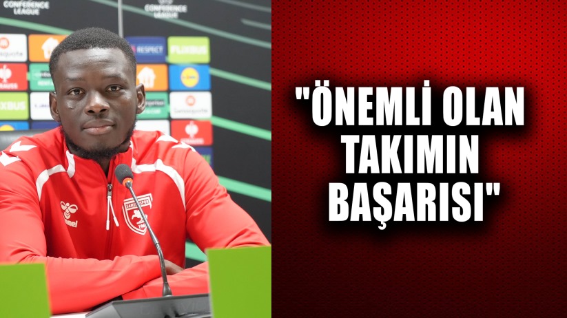 Marius Mouandilmadji: 'Önemli olan takımın başarısı'