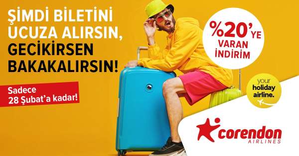 Corendon Airlines'den erken rezervasyon kampanyası - Antalya haber