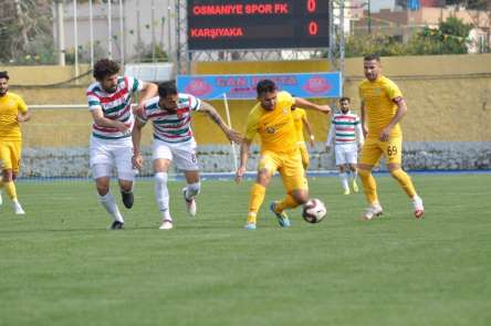 TFF 3. Lig: Osmaniyespor FK: 0 - Karşıyaka: 0 
