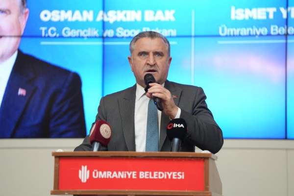 Bakan Osman Aşkın Bak: 'Büyükşehir Belediyesi spor anlamında İstanbul'a hiçbir şey yapmadı'