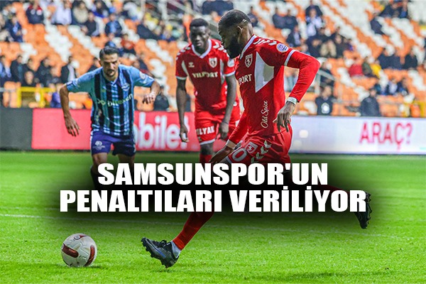 Samsunspor'un Penaltıları Veriliyor