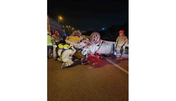 Bandırma-Çanakkale karayolunda trafik kazası: 1 yaralı