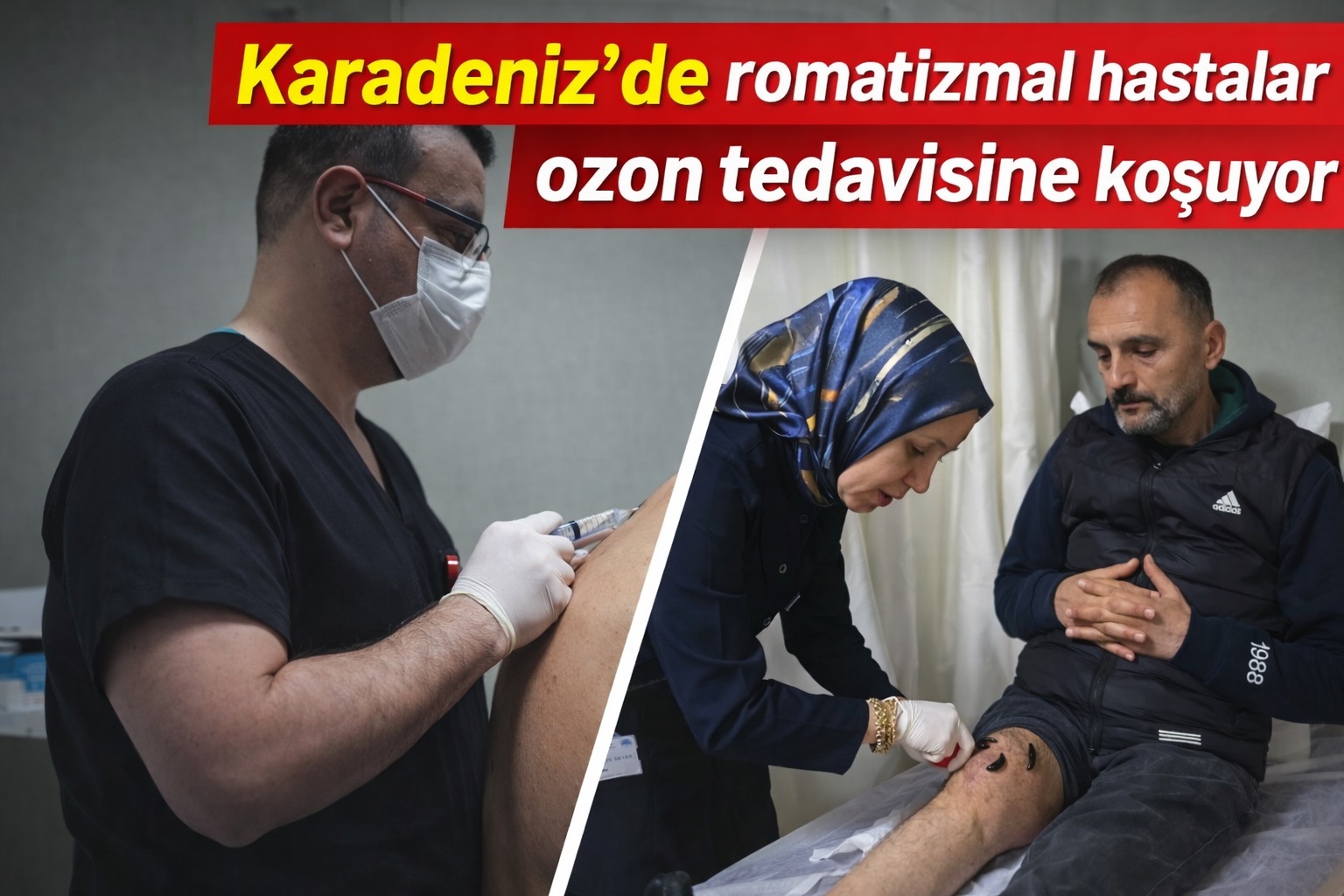 Karadeniz'de 'romatizmal' hastalar ozon tedavisine koşuyor