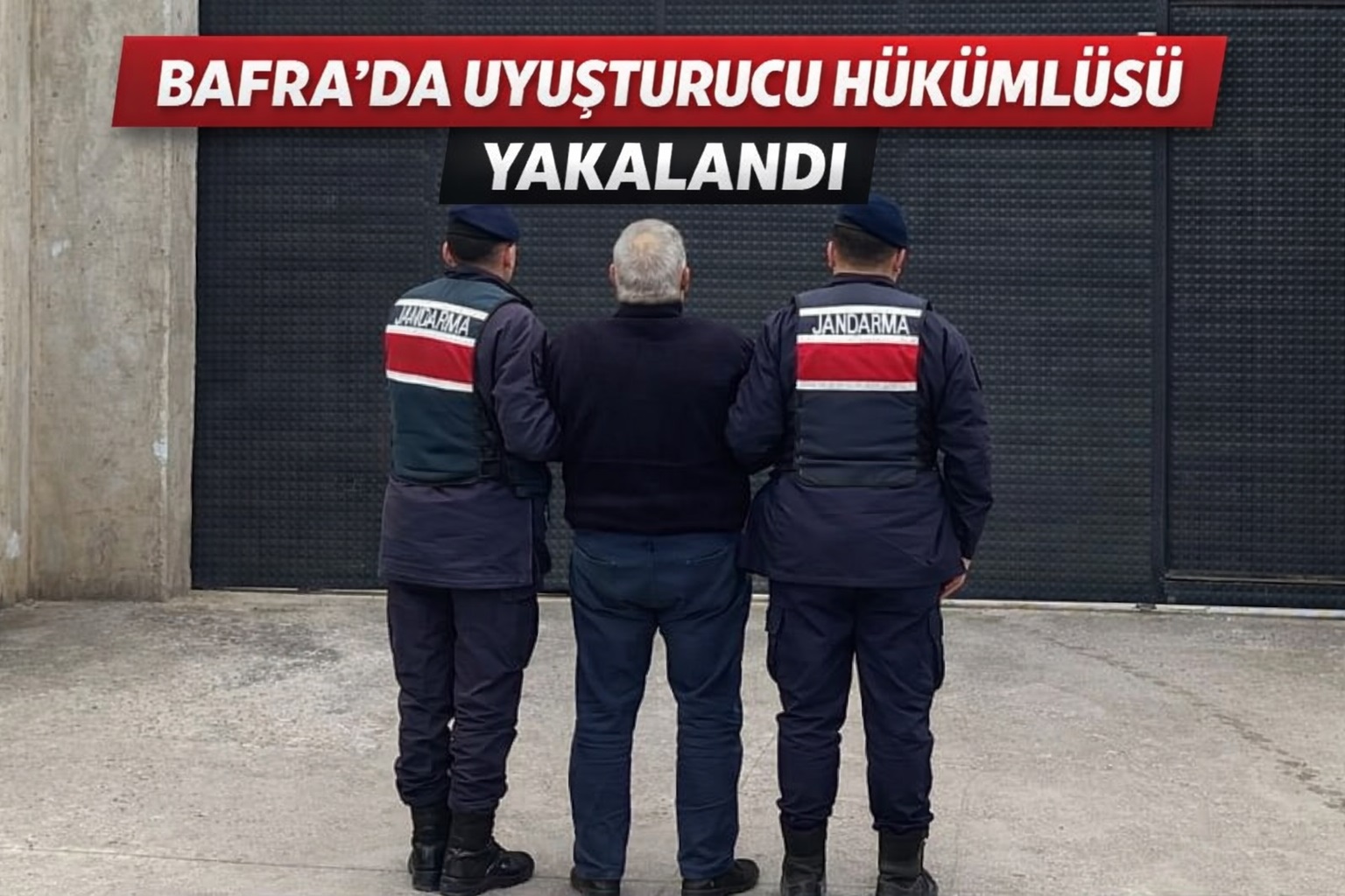 Bafra'da uyuşturucudan aranan hükümlü yakalandı