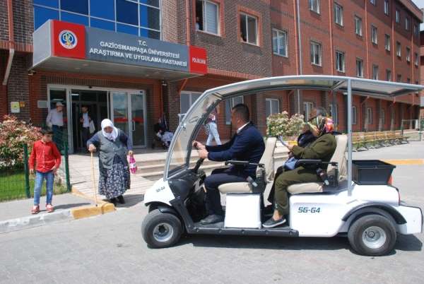 Golf arabası ile sağlık hizmeti