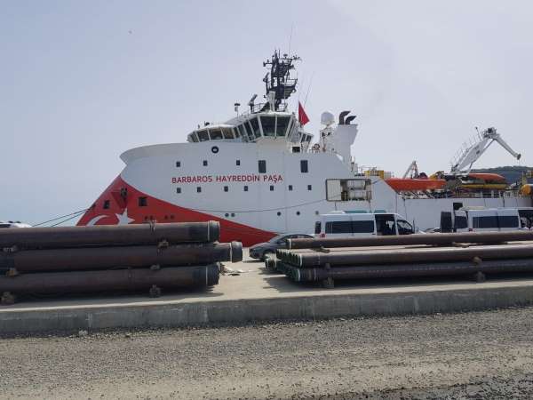Barbaros Hayreddin Paşa sismik araştırma gemisi Filyos Limanı'na ulaştı