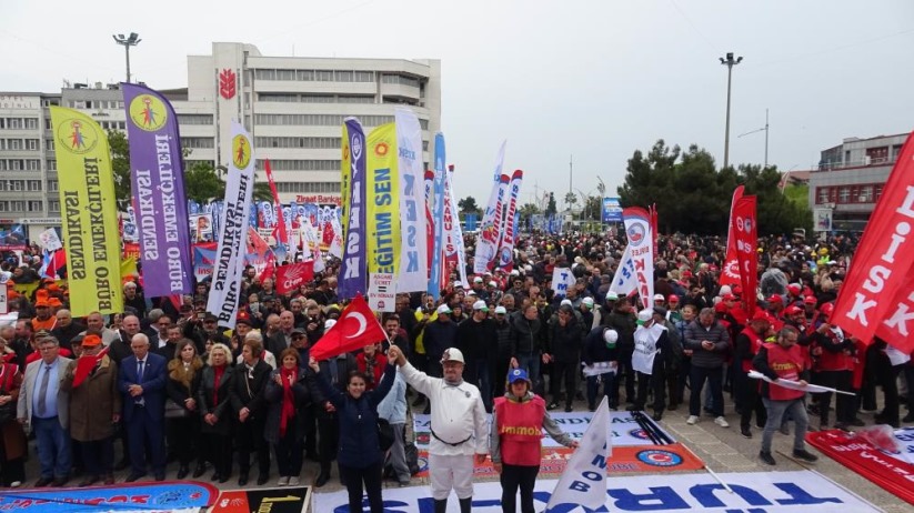 Samsun'da 1 Mayıs kutlamaları