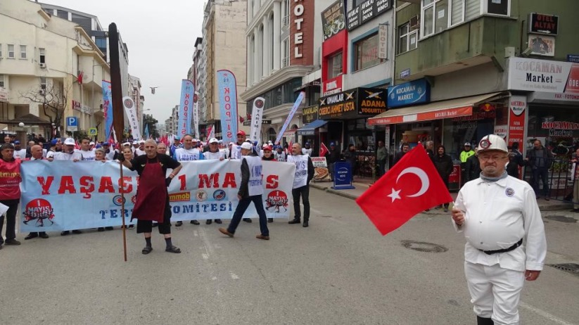 Samsun'da 1 Mayıs kutlamaları