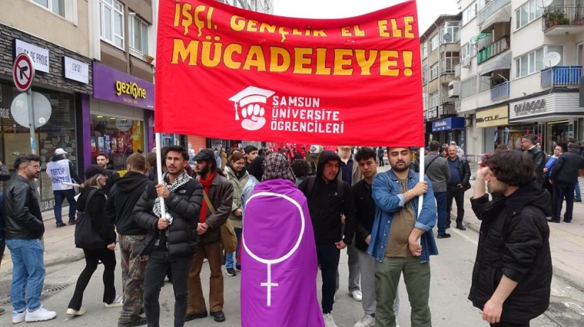 Samsun'da 1 Mayıs kutlamaları