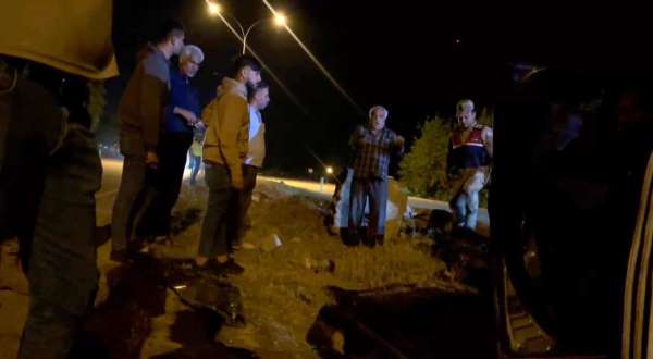 Evladının kaza yapmasına kızan baba 'adam ol' diyerek sitem etti