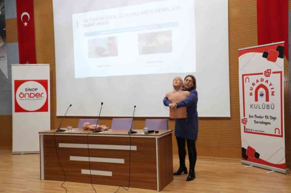 Sinop'ta hayat kurtaran konferans