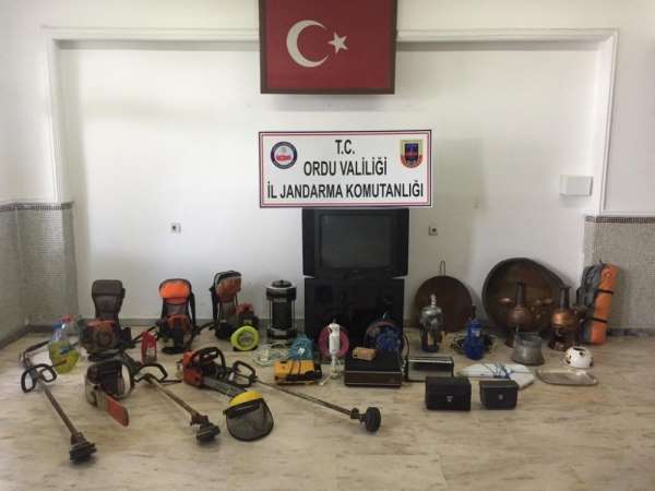 Ünye ve çevresindeki hırsızlık olayları aydınlatıldı 