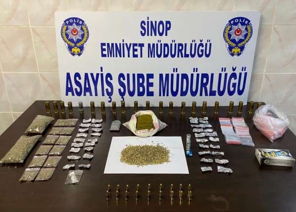 Sinop İl Emniyet Müdürlüğü'nden narkotik operasyonu