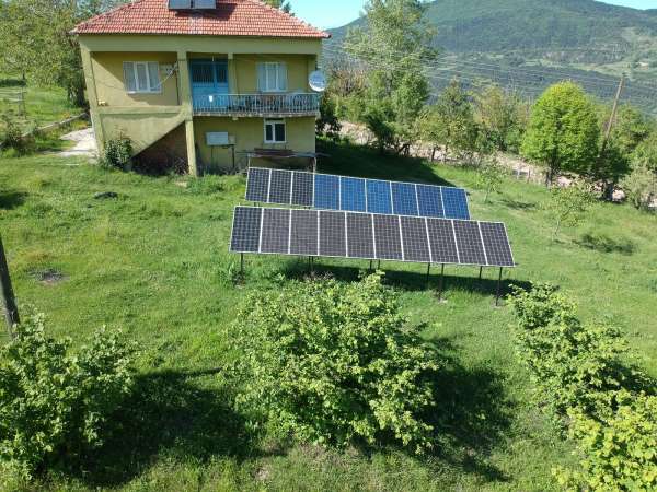 Kezban teyze güneş enerji santrali kurdu - Sinop haber