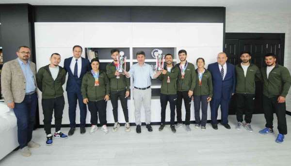 Rektör Karacoşkun'dan başarılı sporculara tebrik - Kilis haber